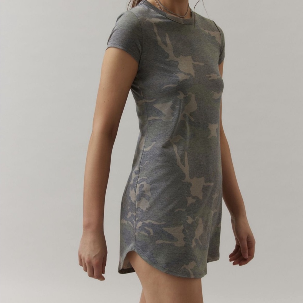 Urban camo mini dress